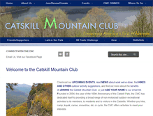 Tablet Screenshot of catskillmountainclub.org